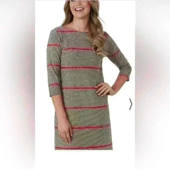 Jude Connally Marlowe Dress - JC Belt Red small - Picture 1 of 5